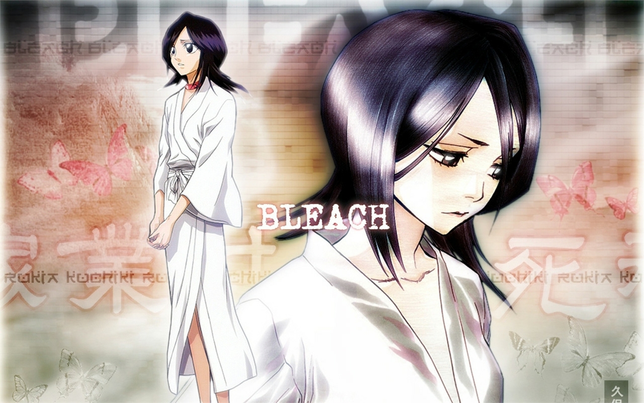 Handy-Wallpaper Bleach, Rukia Kuchiki, Animes kostenlos herunterladen.