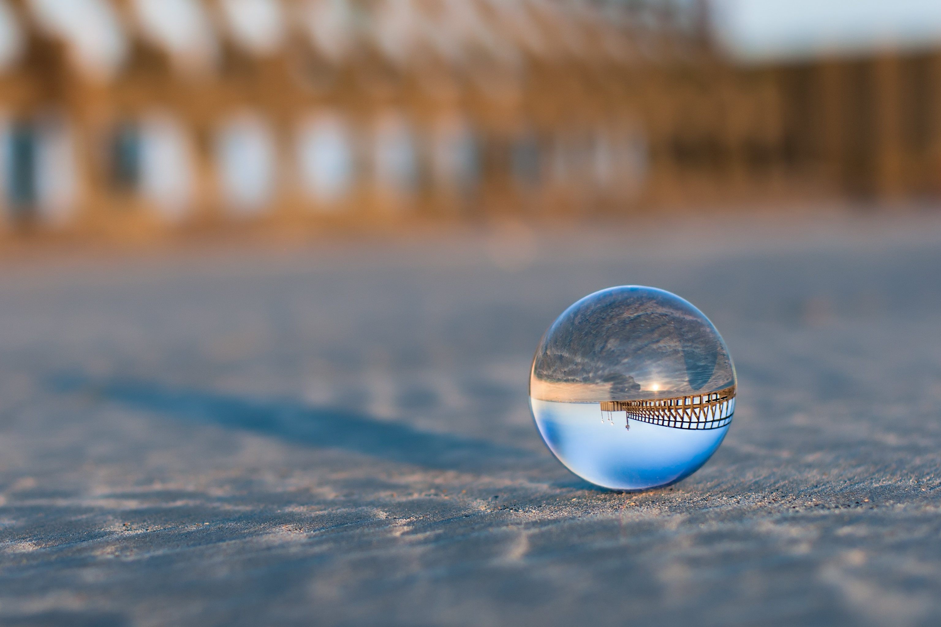 Handy-Wallpaper Reflexion, Verschiedenes, Sonstige, Oberfläche, Ball, Makro kostenlos herunterladen.