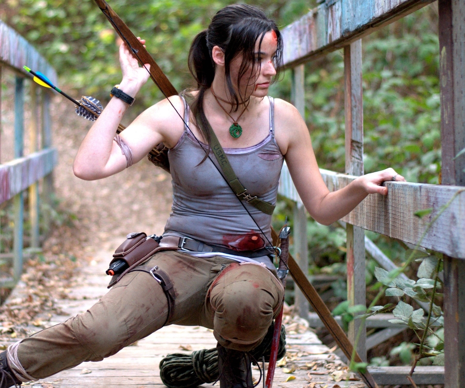 Descarga gratuita de fondo de pantalla para móvil de Tomb Raider, Mujeres, Lara Croft, Cosplay.