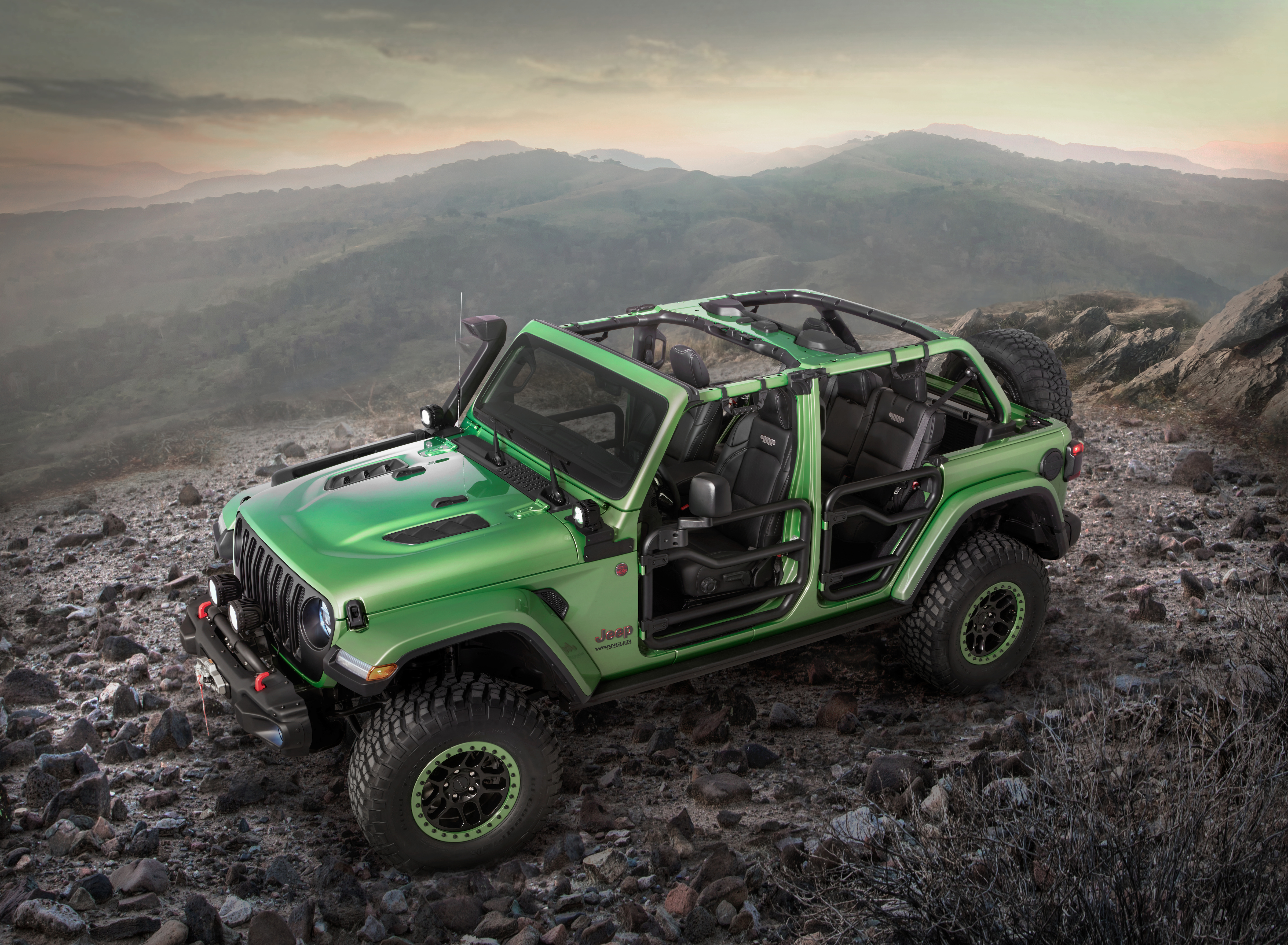 Free download wallpaper Jeep, Jeep Wrangler, Vehicles, Green Car on your PC desktop