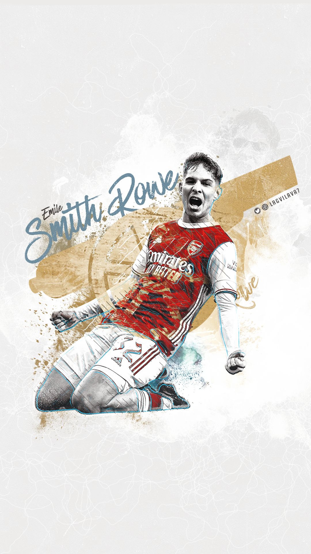 Download mobile wallpaper Sports, Arsenal F C, Emile Smith Rowe for free.