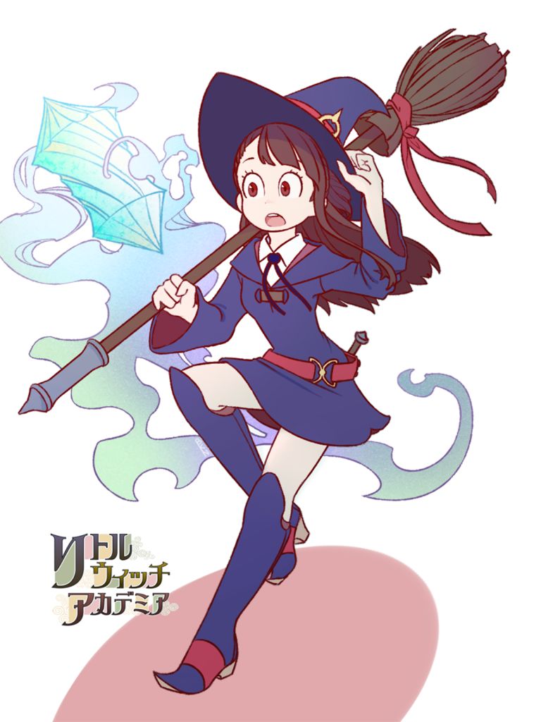 Handy-Wallpaper Animes, Atsuko Kagari, Little Witch Academia kostenlos herunterladen.