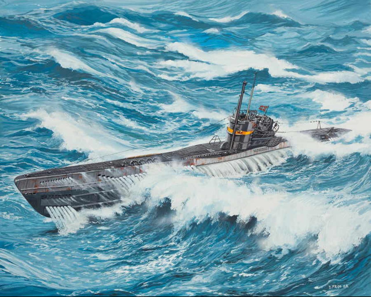 Скачать обои бесплатно Военные, Подводная Лодка картинка на рабочий стол ПК