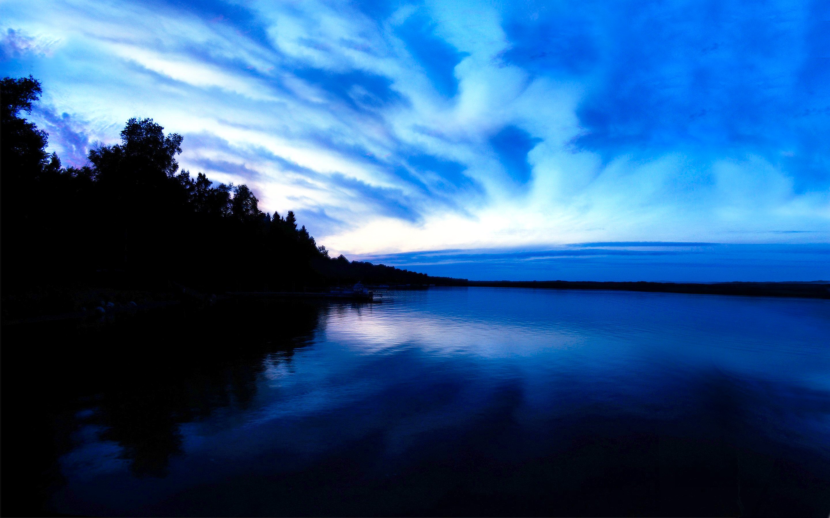 Download mobile wallpaper Horizon, Lake, Earth, Scenic for free.