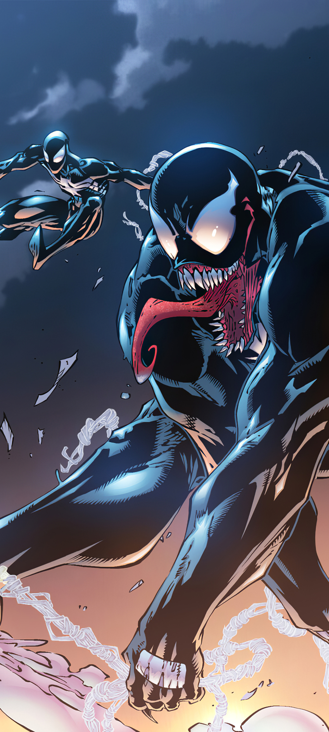 Téléchargez des papiers peints mobile Bande Dessinées, Homme Araignée, Venom gratuitement.