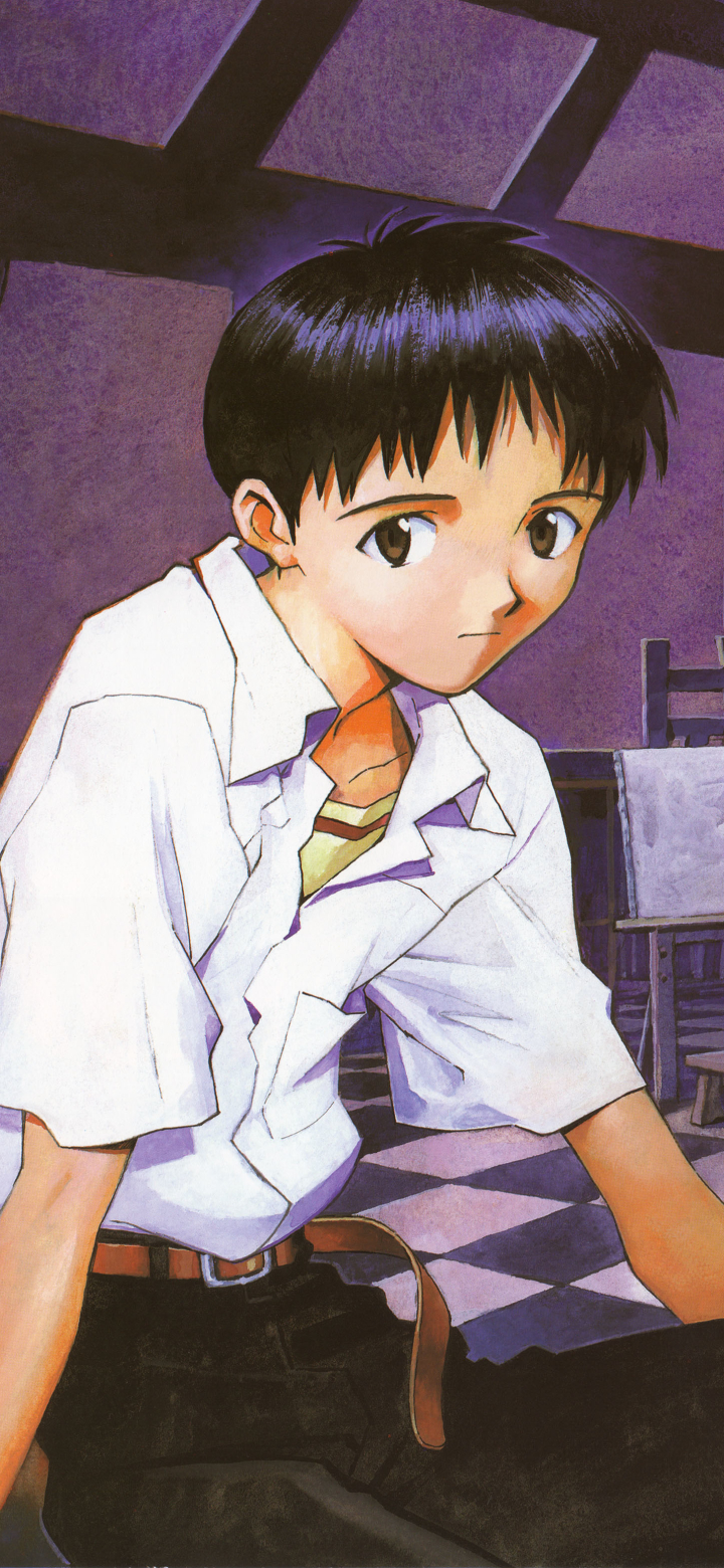 Handy-Wallpaper Evangelion, Animes, Neon Genesis Evangelion, Shinji Ikari kostenlos herunterladen.