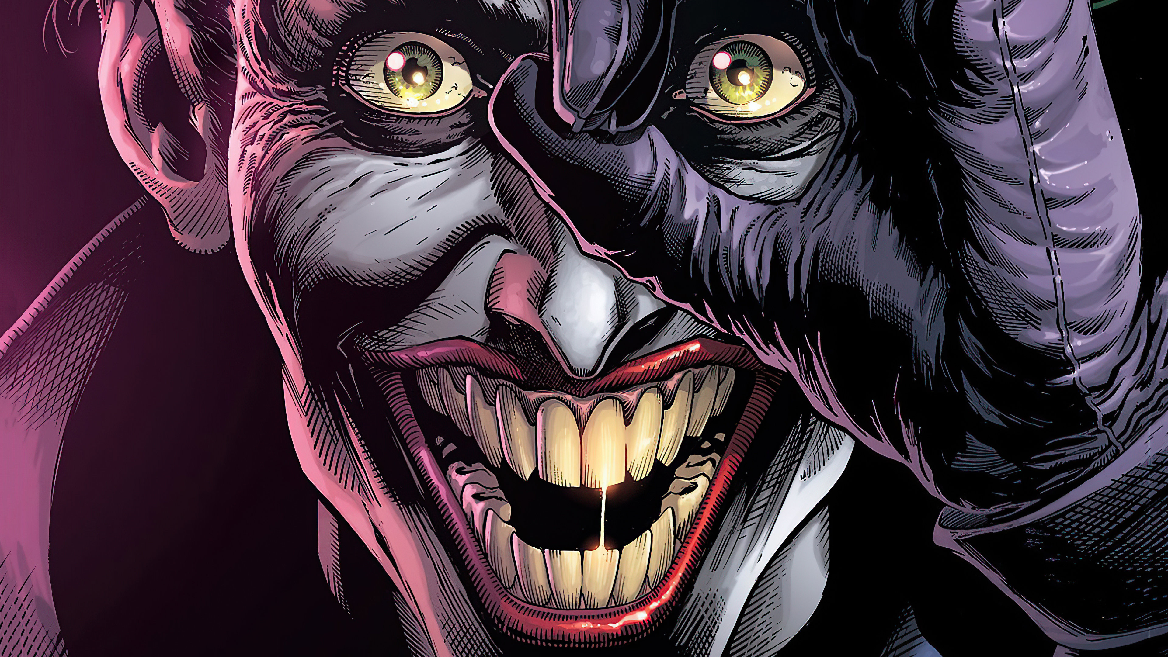 Handy-Wallpaper Joker, Comics, Dc Comics, Batman: Die Drei Joker kostenlos herunterladen.