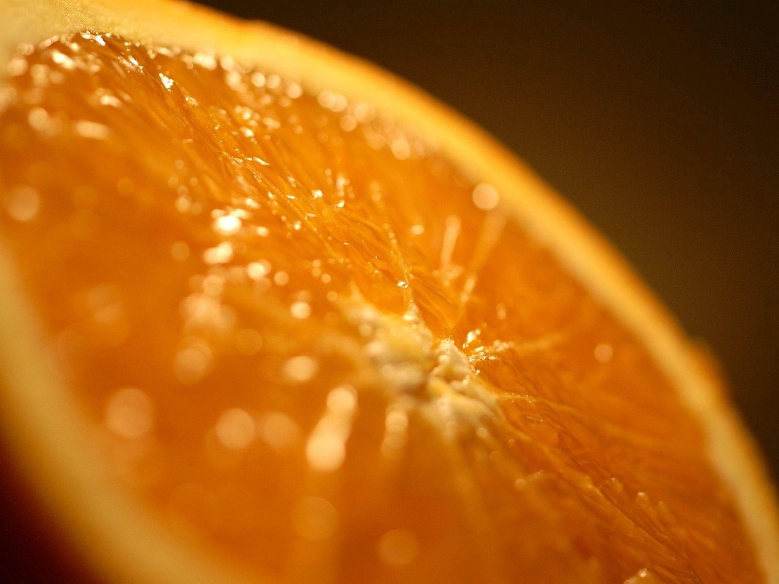 orange, macro, ripe, slice, section, juicy Full HD