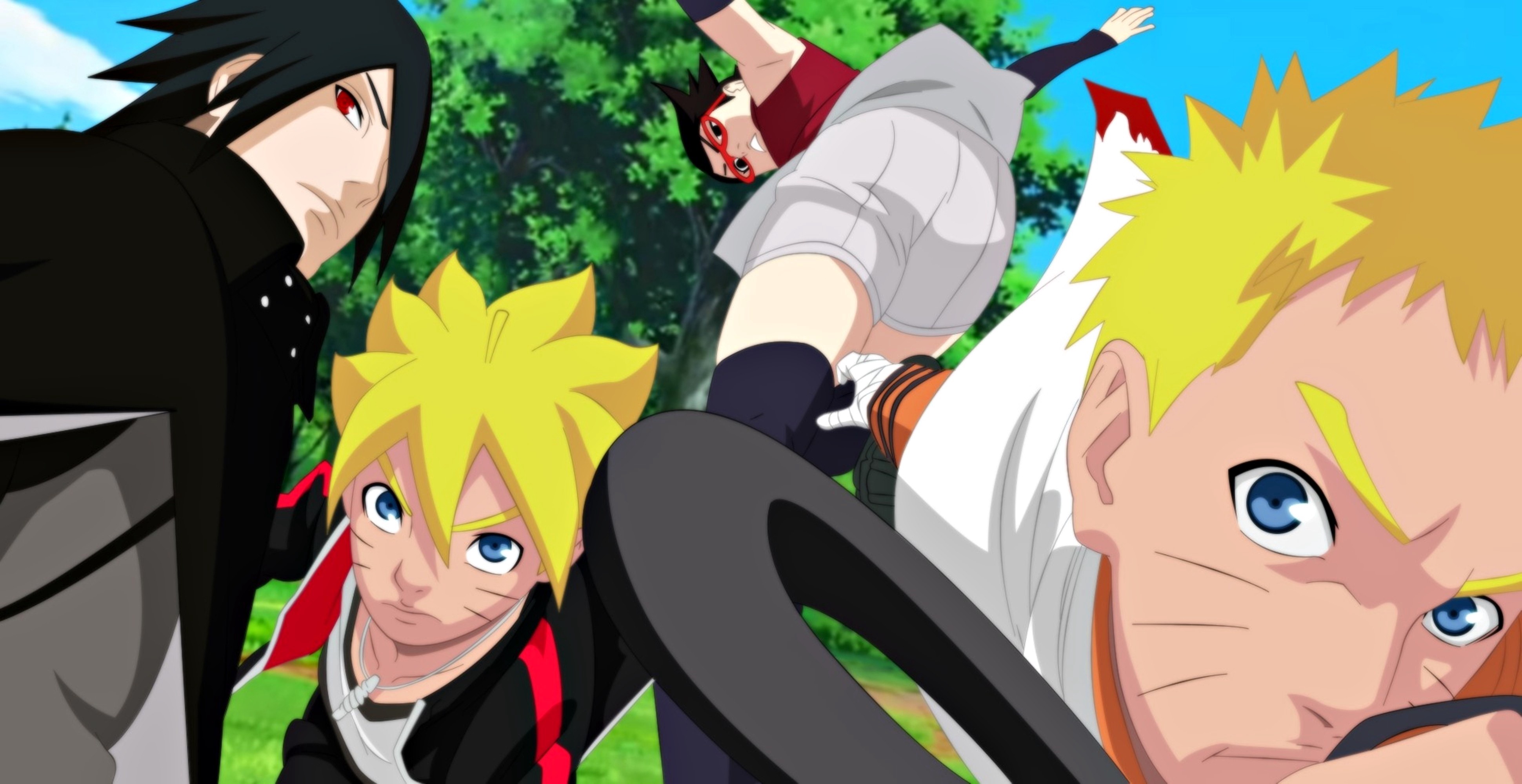 Baixe gratuitamente a imagem Anime, Naruto, Sasuke Uchiha, Naruto Uzumaki, Boruto: Naruto O Filme, Sarada Uchiha, Boruto Uzumaki na área de trabalho do seu PC