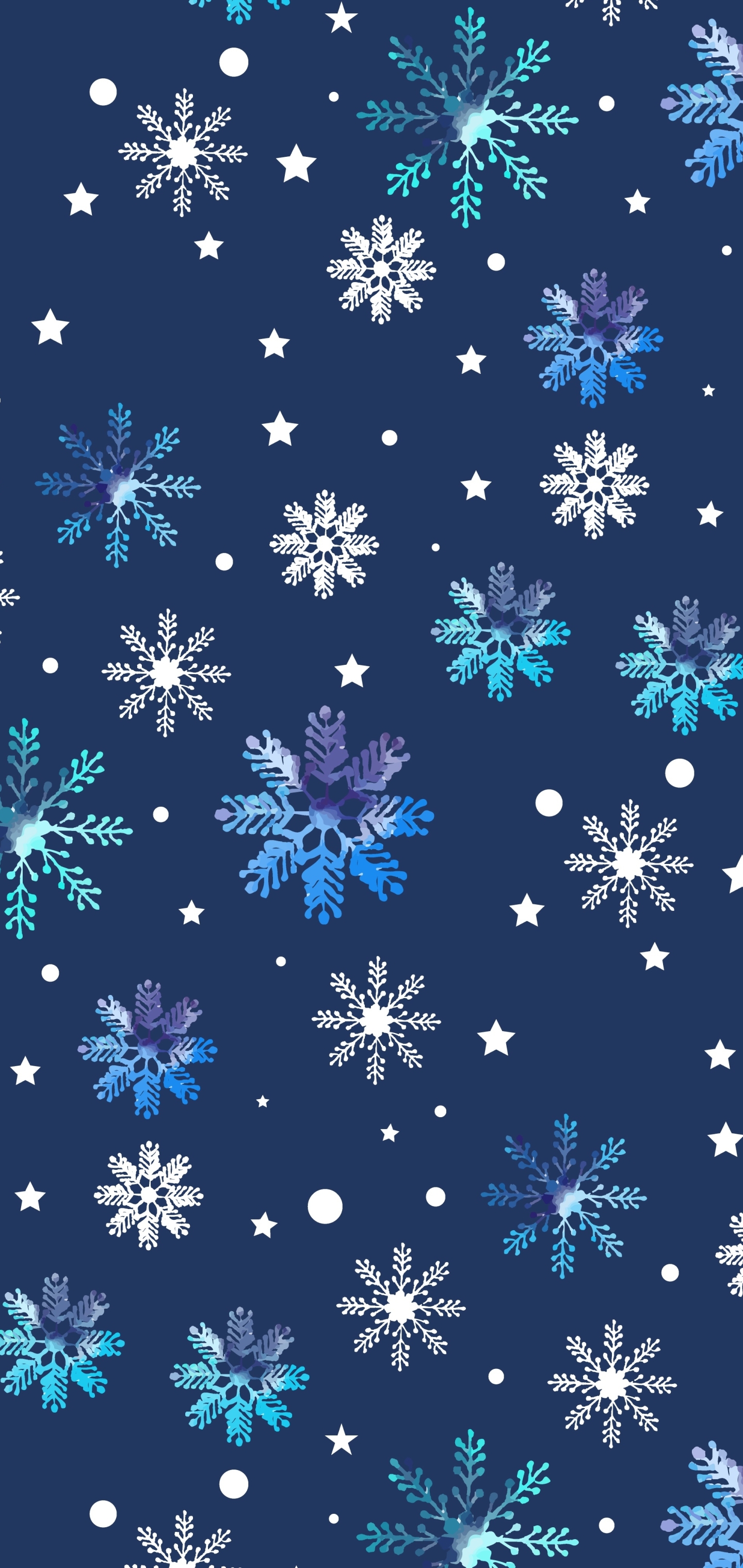 無料モバイル壁紙冬, パターン, 青い, 芸術的, スノーフレークをダウンロードします。