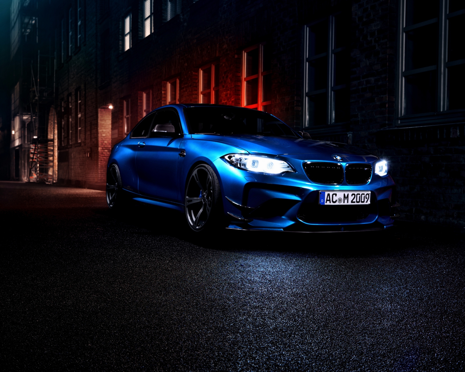 Download mobile wallpaper Bmw, Night, Car, Bmw M2, Vehicle, Vehicles for free.