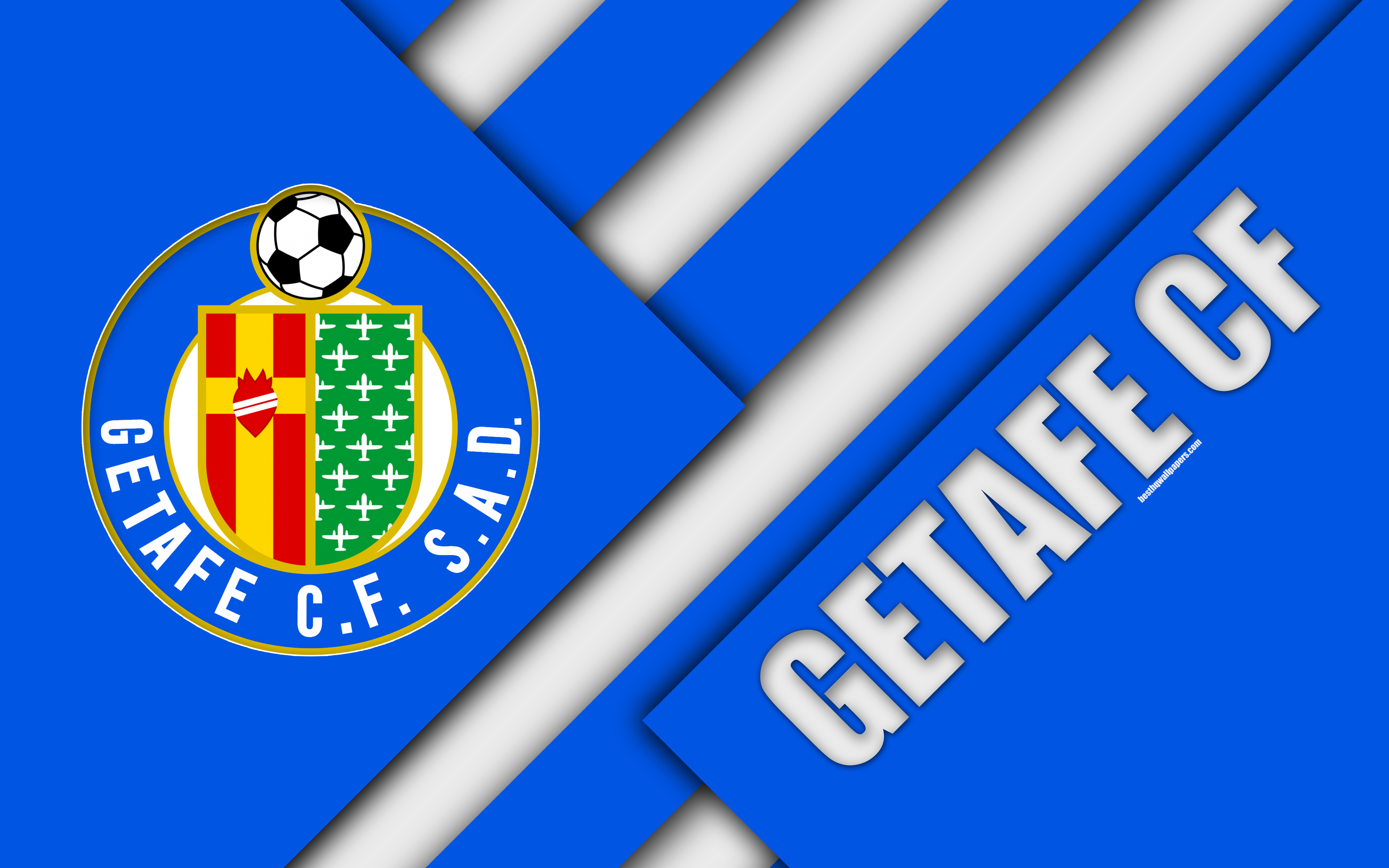 Descarga gratuita de fondo de pantalla para móvil de Fútbol, Logo, Emblema, Deporte, Getafe Cf.