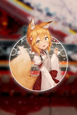 無料モバイル壁紙アニメ, 仙狐さん（お手伝いきつねの仙狐さん）, 役に立つキツネの仙狐さんをダウンロードします。