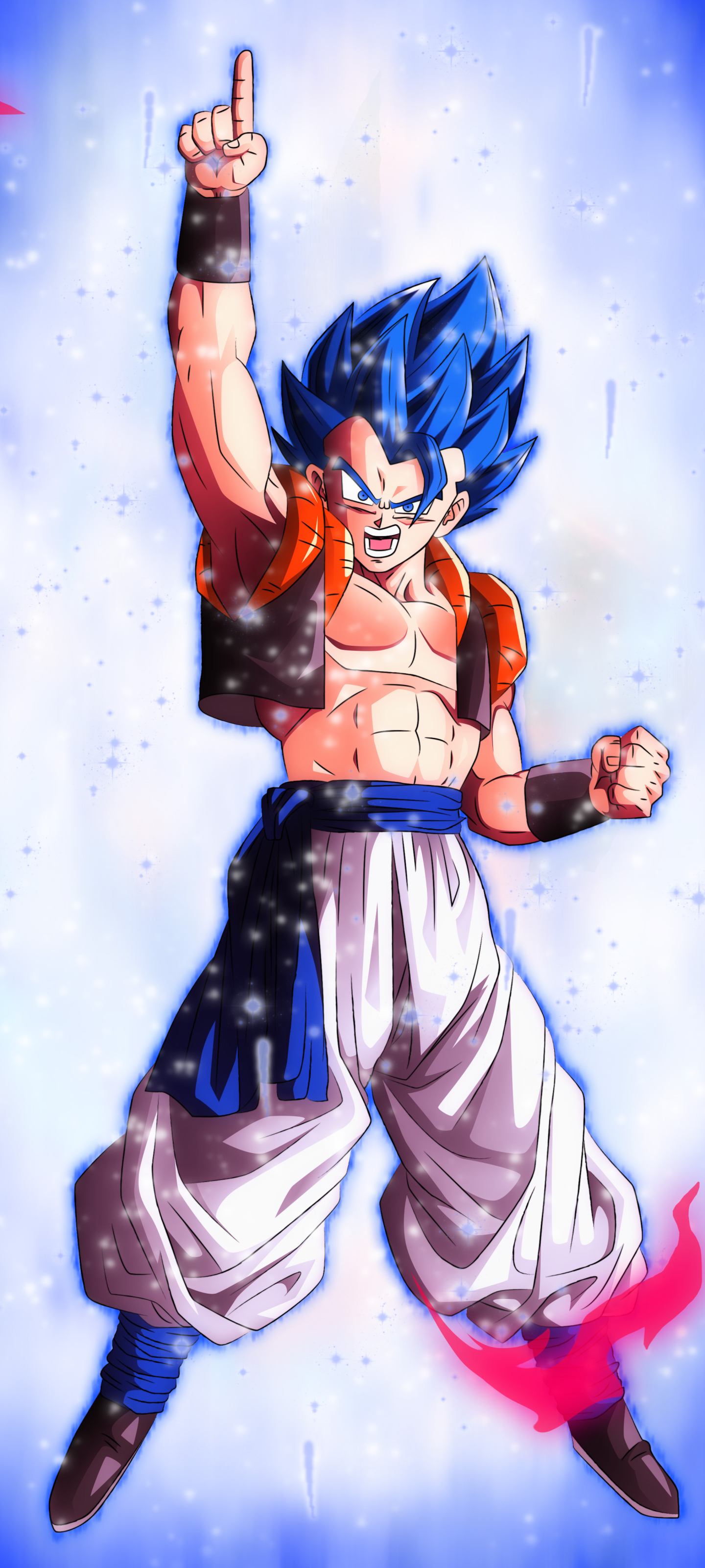 Baixar papel de parede para celular de Anime, Gogeta (Dragon Ball), Super Saiyajin Azul, Dragon Ball Super: Broly gratuito.