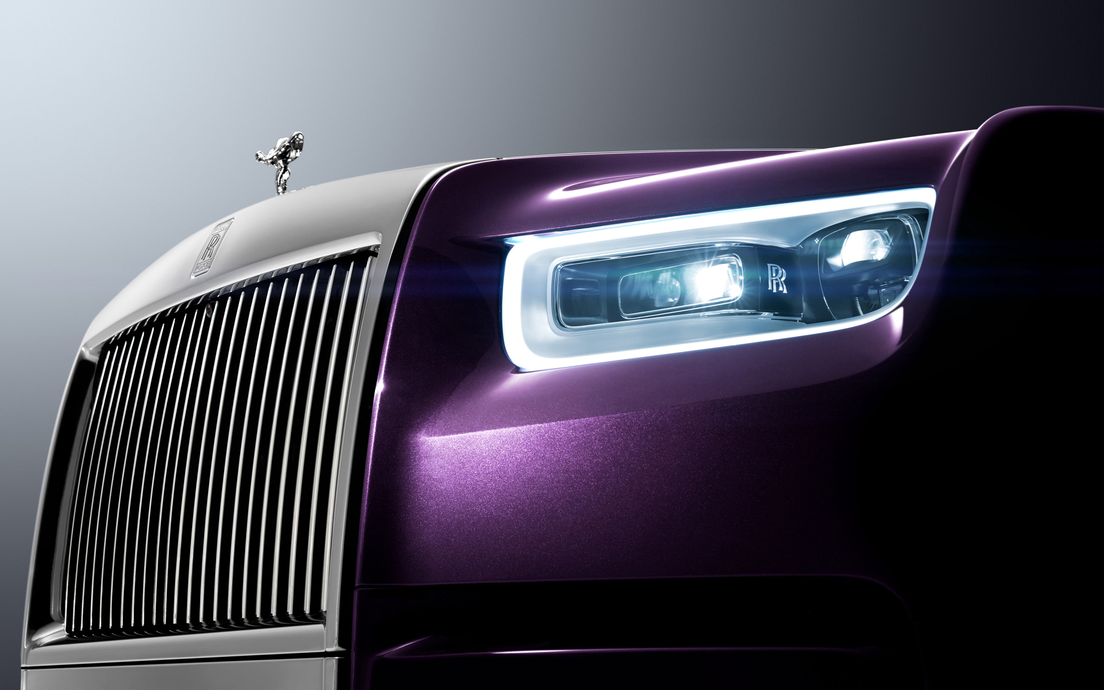 vehicles, rolls royce phantom, car, close up, purple car, rolls royce