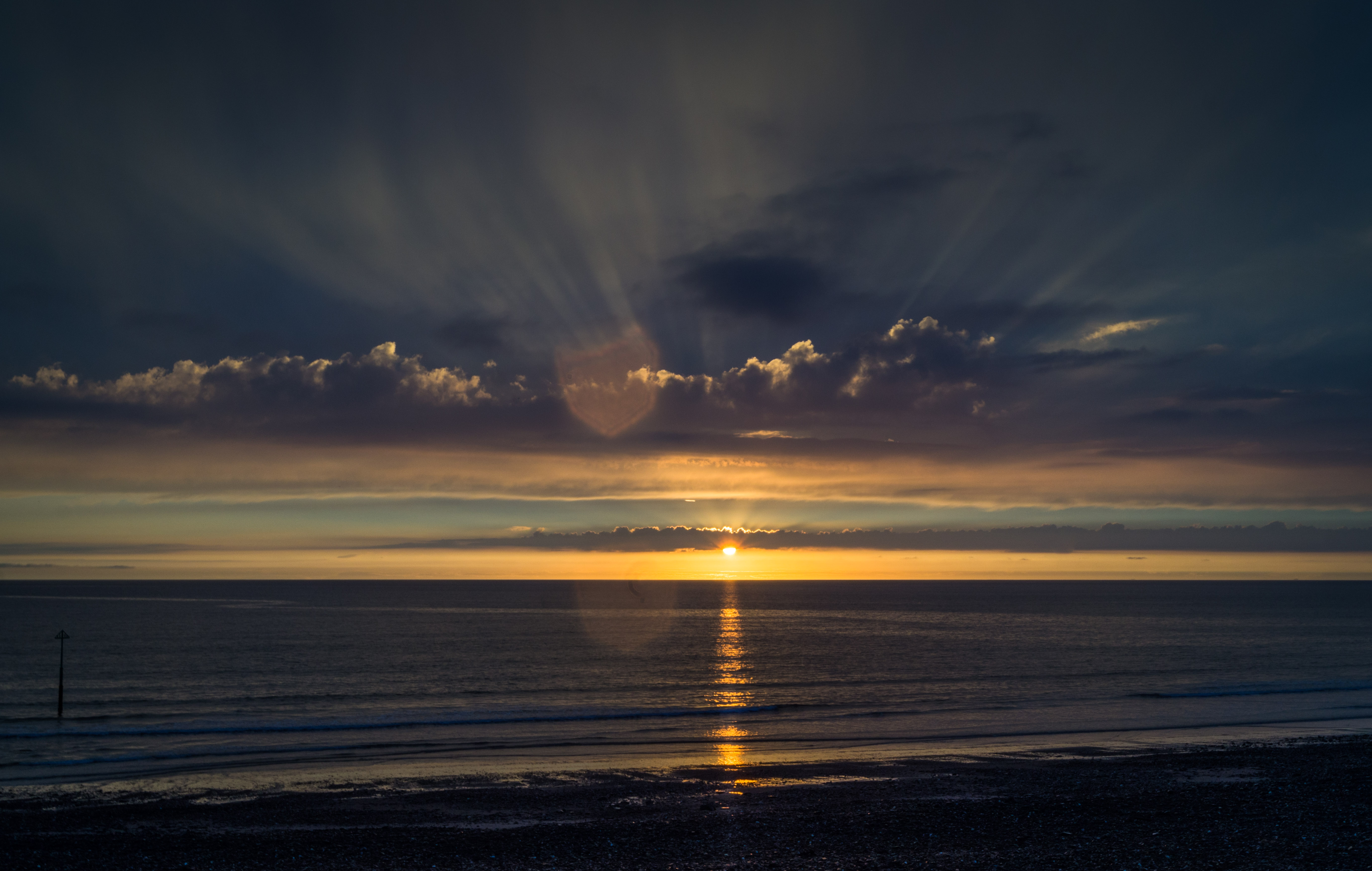 Laden Sie das Sunset, Horizont, Natur, Wasser, Sky, Clouds, Sea-Bild kostenlos auf Ihren PC-Desktop herunter