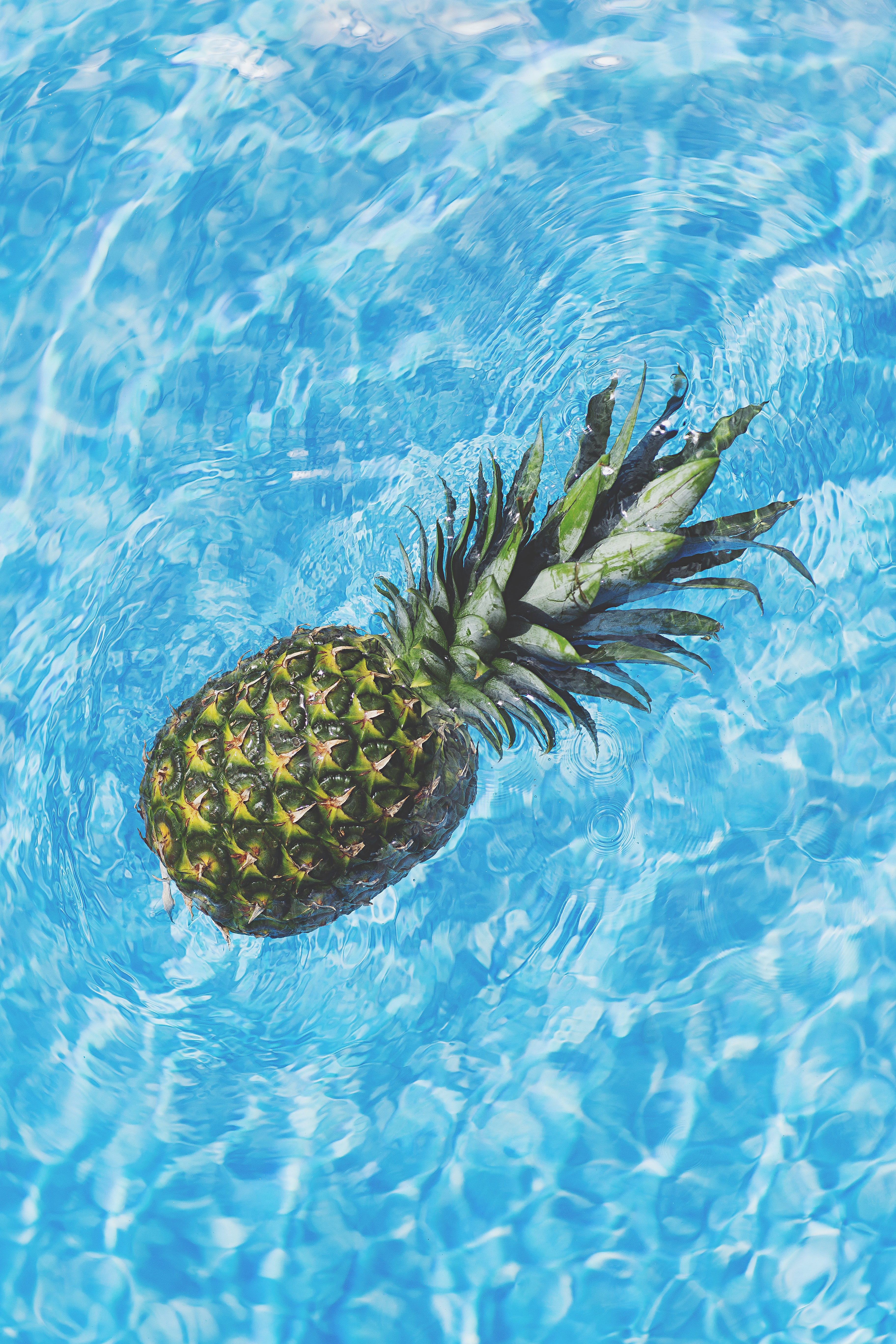 Free download wallpaper Pineapple, Fruit, Water, Food on your PC desktop