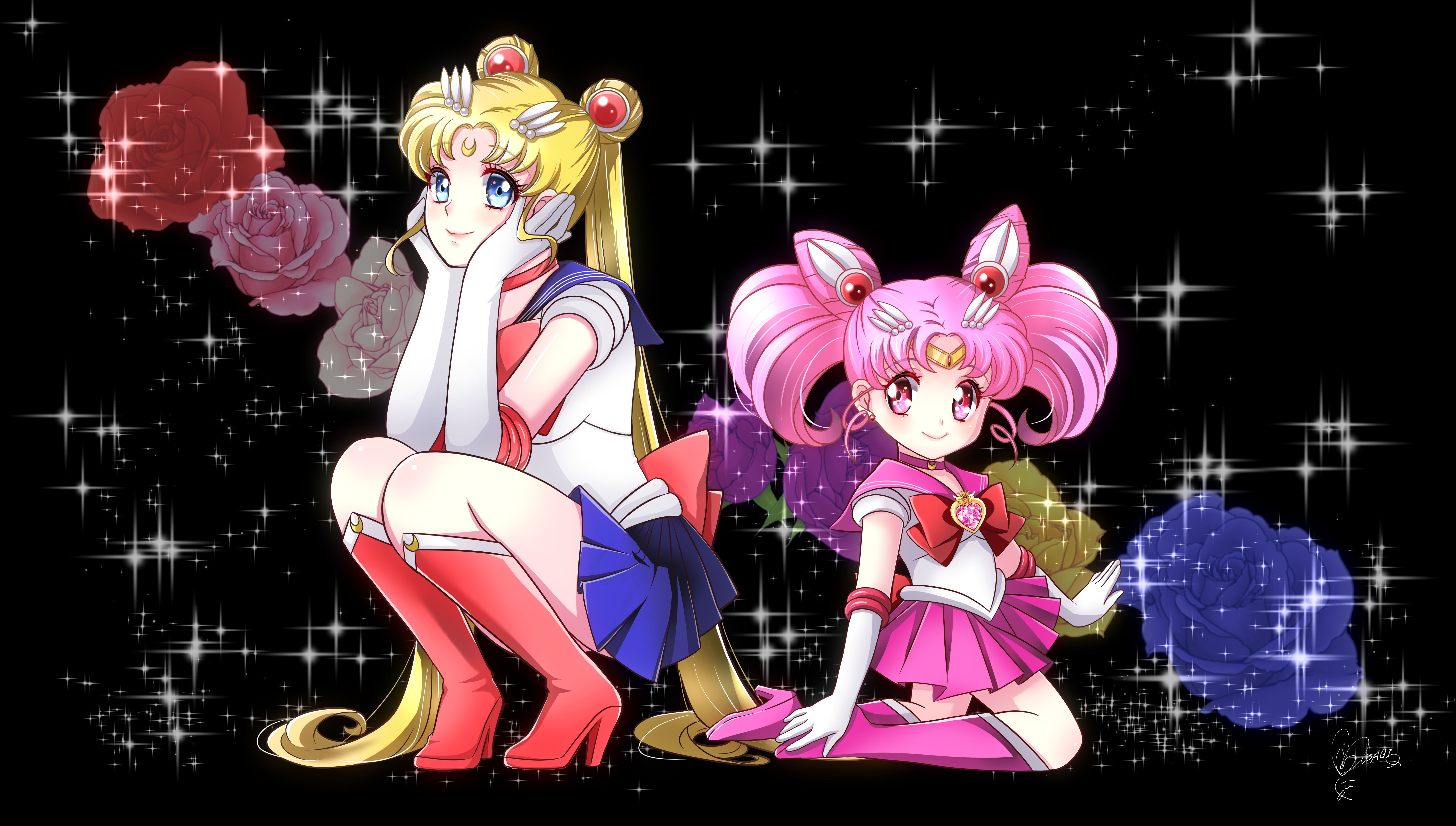 498567 Hintergrundbild herunterladen animes, sailor moon das mädchen mit den zauberkräften, chibiusa tsukino, seemann chibi moon, usagi tsukino - Bildschirmschoner und Bilder kostenlos