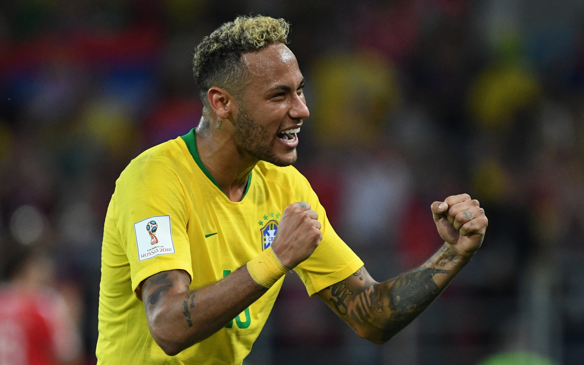Téléchargez des papiers peints mobile Des Sports, Football, Neymar, Équipe Du Brésil De Football gratuitement.