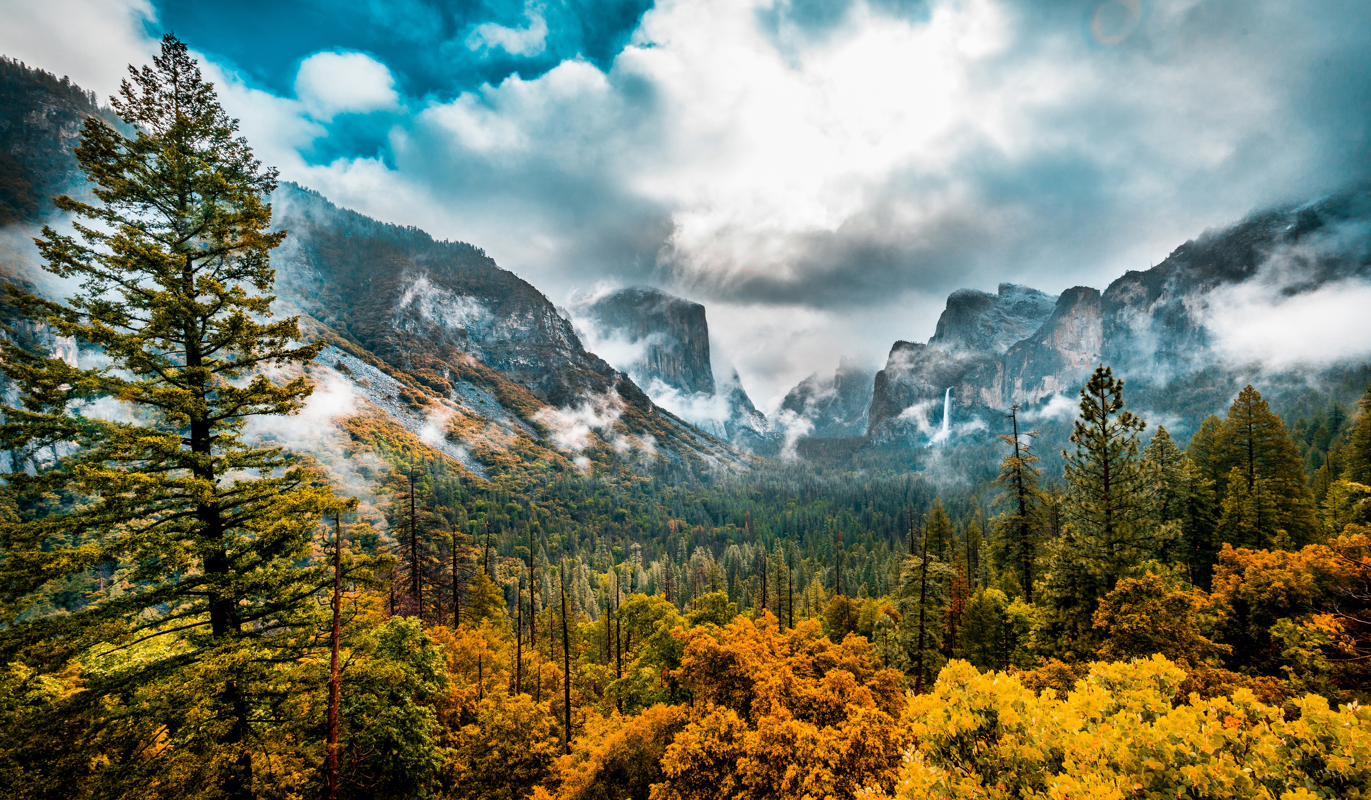 無料モバイル壁紙地球, 谷, 国立公園, カリフォルニア, ヨセミテ国立公園をダウンロードします。