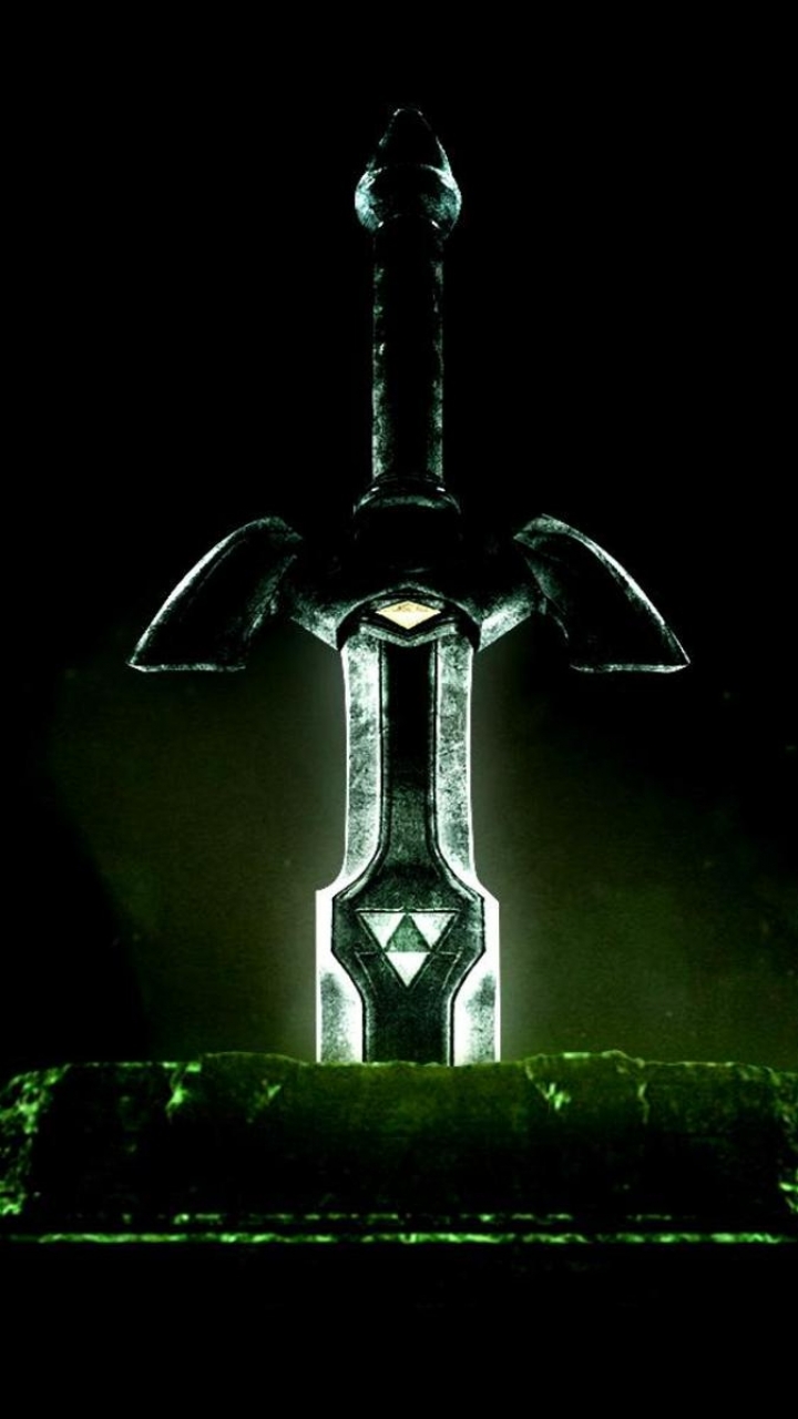 master sword, triforce, video game, the legend of zelda, sword, zelda