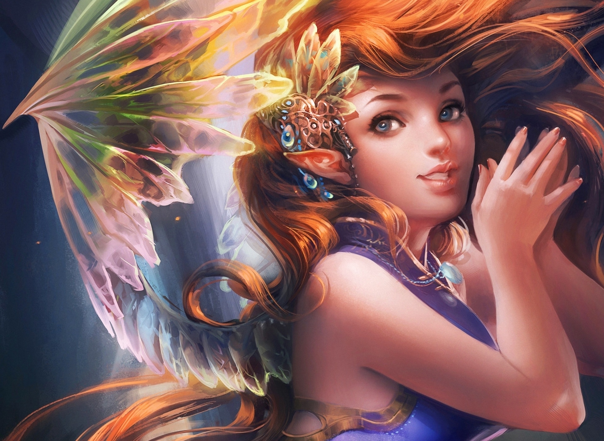 Download mobile wallpaper Elf, Fantasy for free.