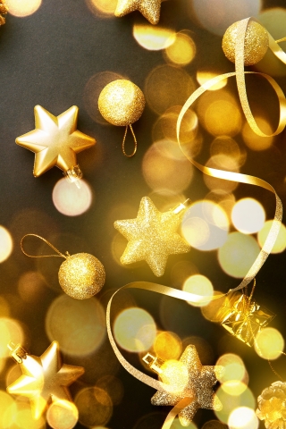 Download mobile wallpaper Christmas, Holiday, Bokeh, Christmas Ornaments for free.