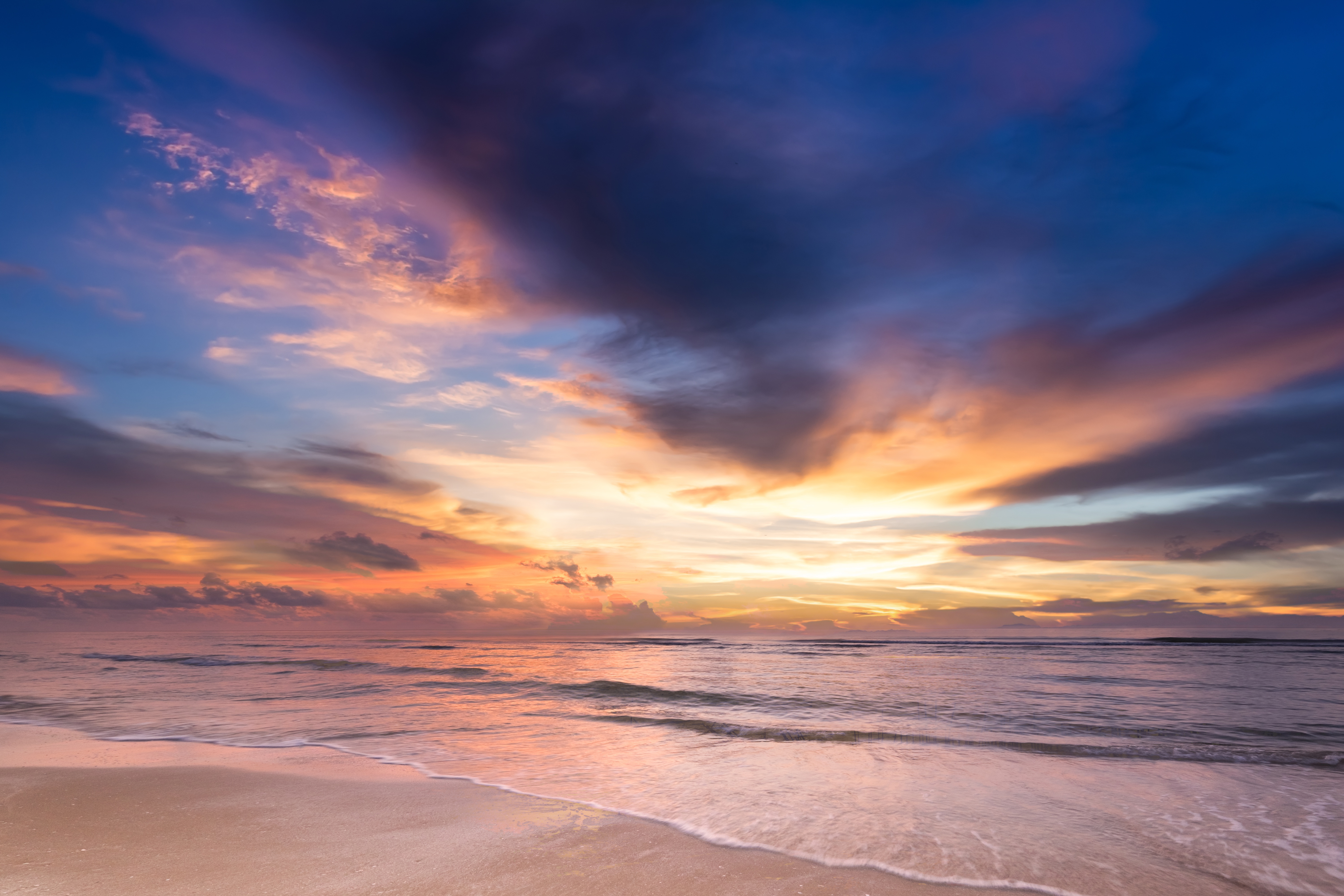 Descarga gratis la imagen Naturaleza, Cielo, Horizonte, Océano, Nube, Tierra/naturaleza en el escritorio de tu PC