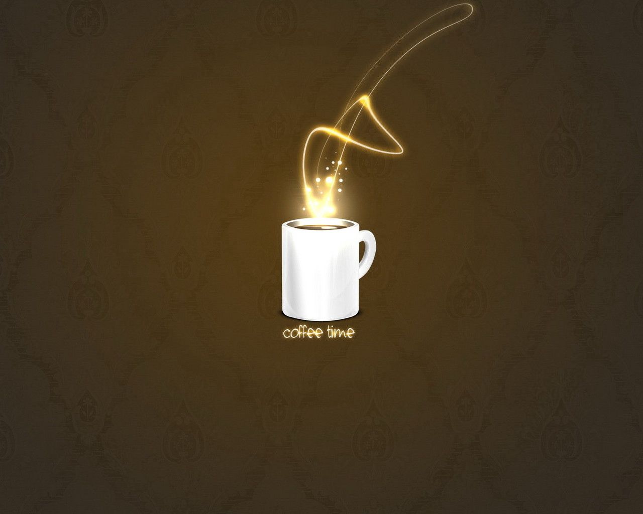 Download mobile wallpaper Coffee, Cup, Abstract, Brown, Vector for free.