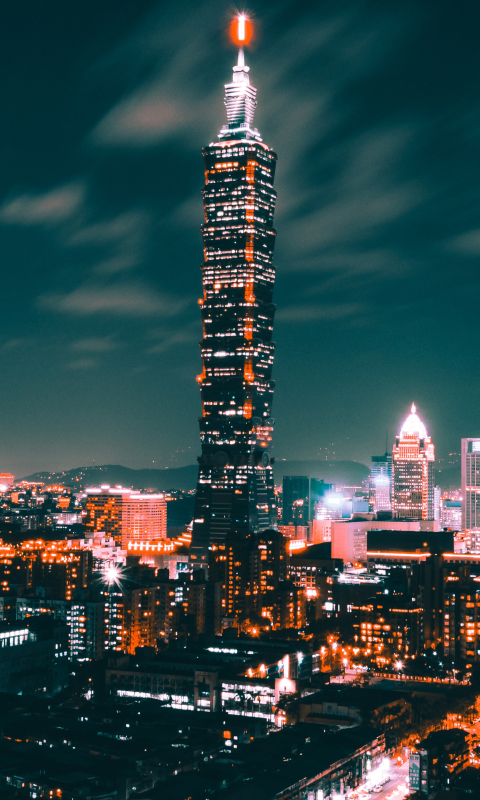 Download mobile wallpaper Cities, Taipei, Man Made for free.
