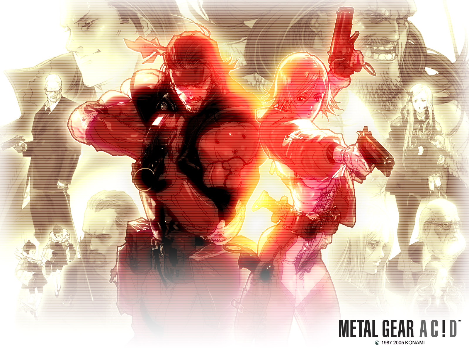 Популярні заставки і фони Metal Gear Acid на комп'ютер