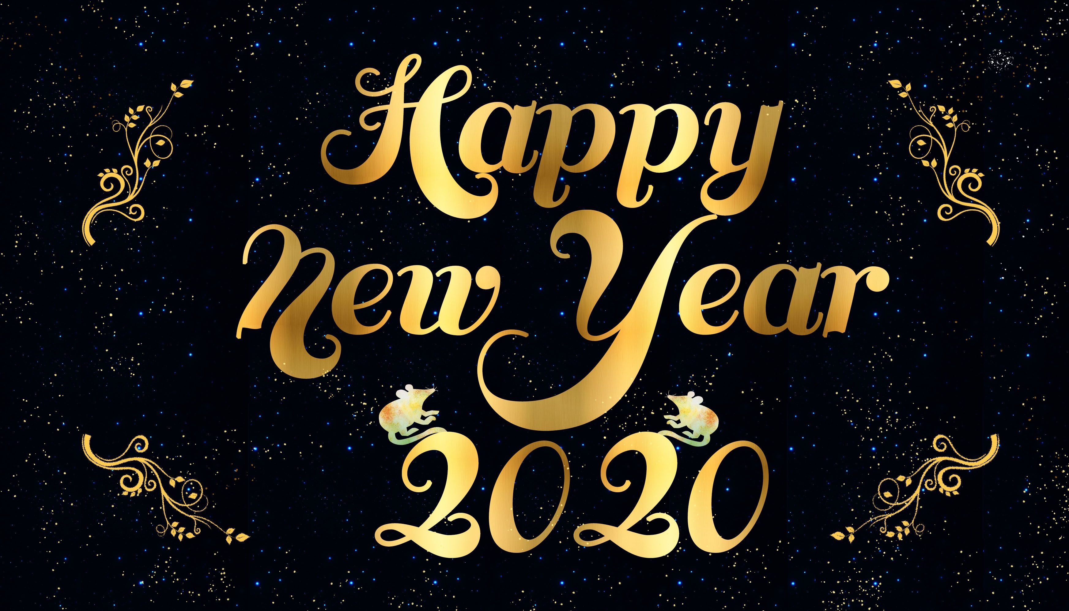 PCデスクトップに新年, ホリデー, あけましておめでとう, 2020年新年画像を無料でダウンロード