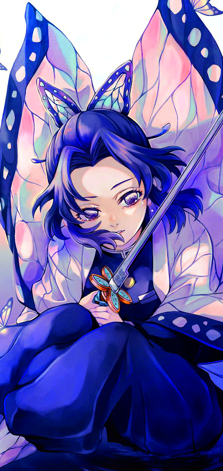 Descarga gratuita de fondo de pantalla para móvil de Animado, Demon Slayer: Kimetsu No Yaiba, Shinobu Kochou.