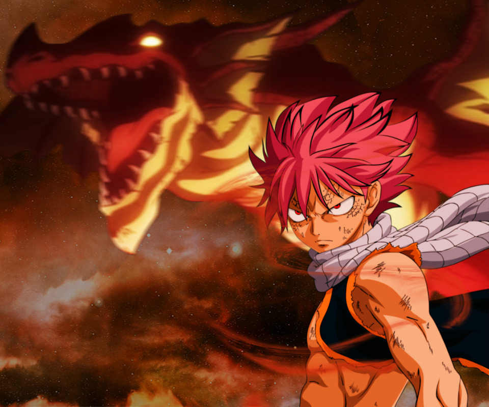 Laden Sie das Drachen, Animes, Fairy Tail, Natsu Dragneel, Igneel (Fairy Tail)-Bild kostenlos auf Ihren PC-Desktop herunter