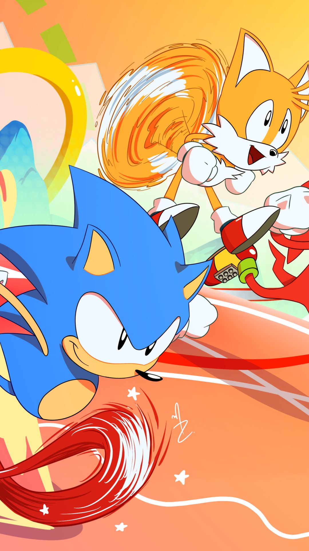 Download mobile wallpaper Video Game, Sonic The Hedgehog, Knuckles The Echidna, Miles 'tails' Prower, Sonic Mania, Sonic for free.
