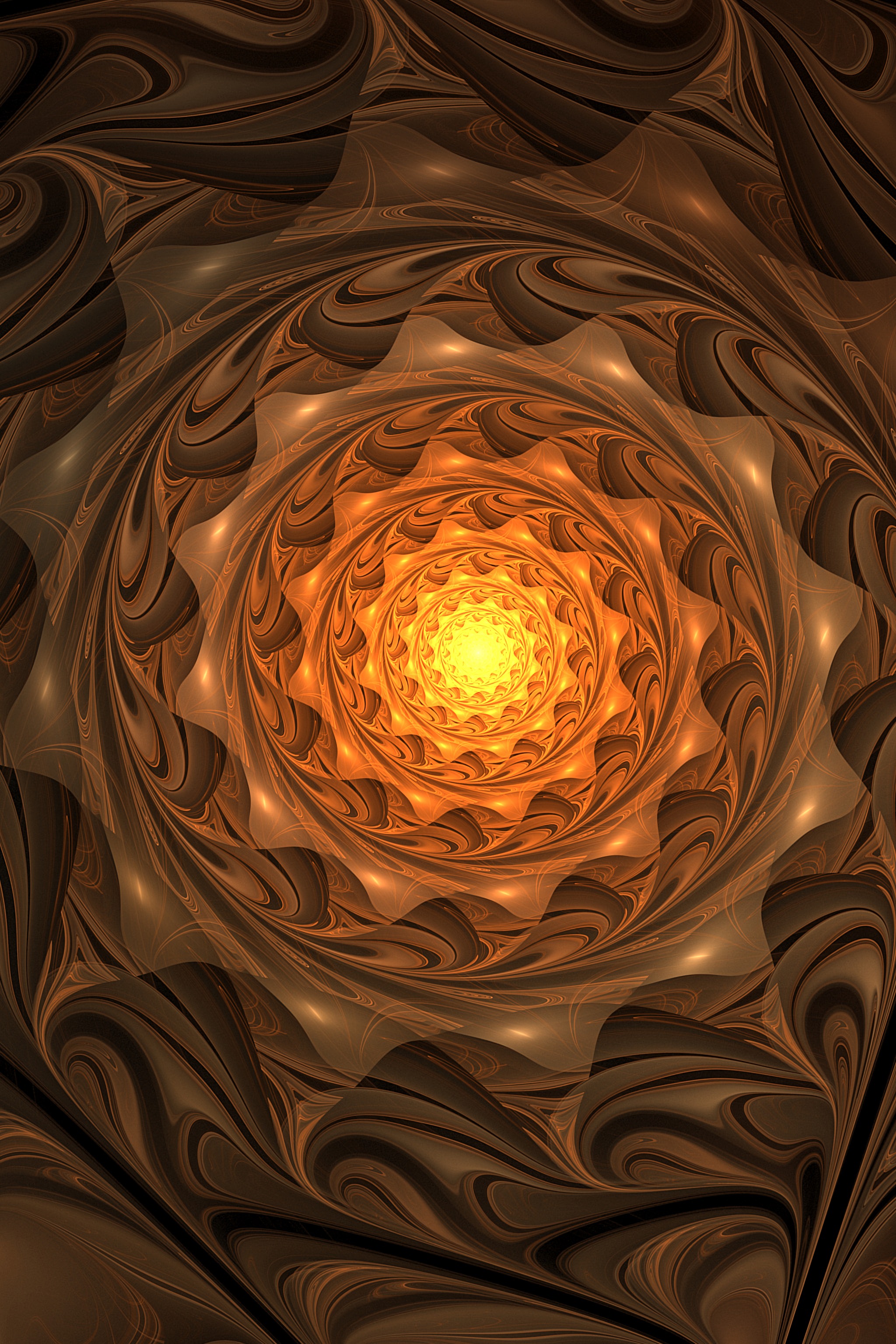 Free download wallpaper Spiral, Involute, Abstract, Glow, Swirling, Fractal on your PC desktop
