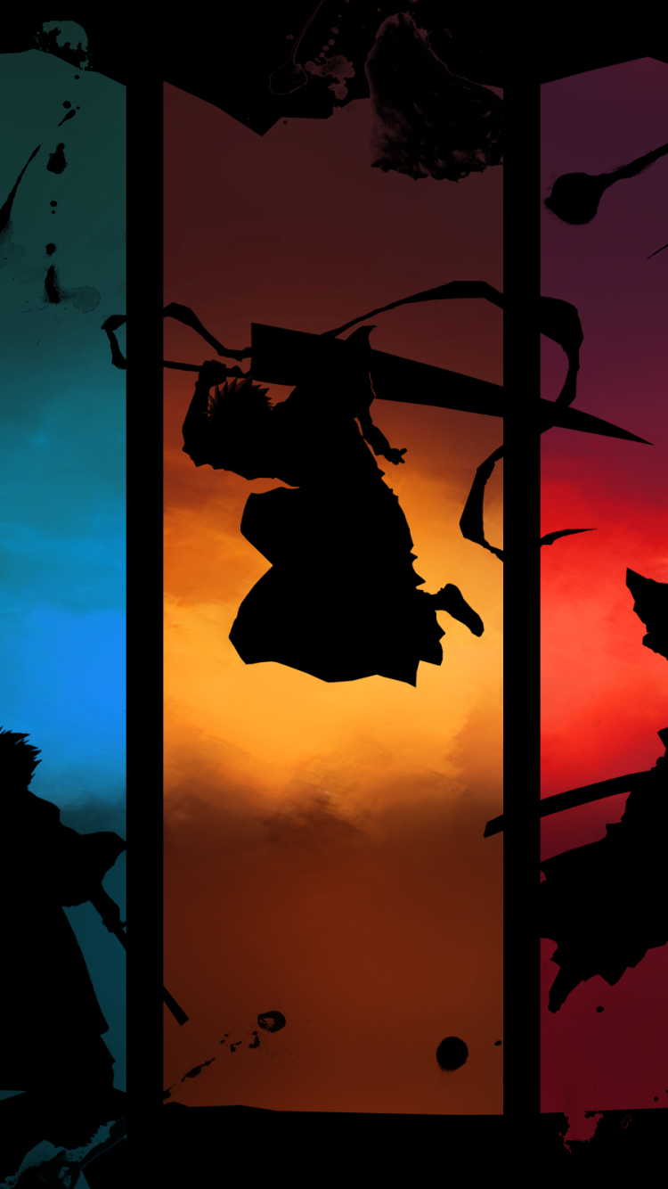 Descarga gratuita de fondo de pantalla para móvil de Animado, Bleach: Burîchi, Renji Abarai, Ichigo Kurosaki, Toshiro Hitsugaya, Kisuke Urahara.