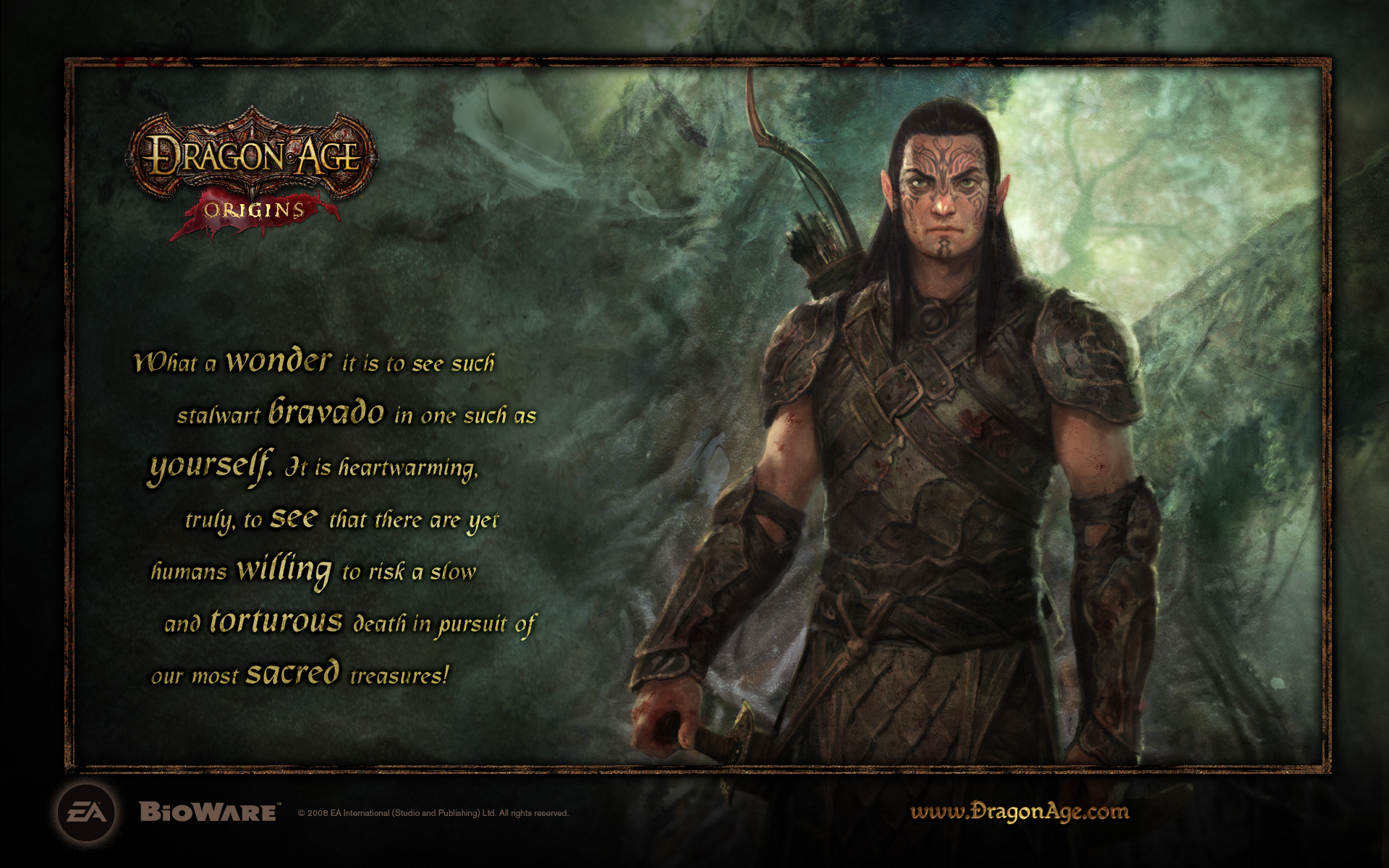 Descarga gratuita de fondo de pantalla para móvil de Dragon Age: Origins, Era Del Dragón, Guerrero, Videojuego.