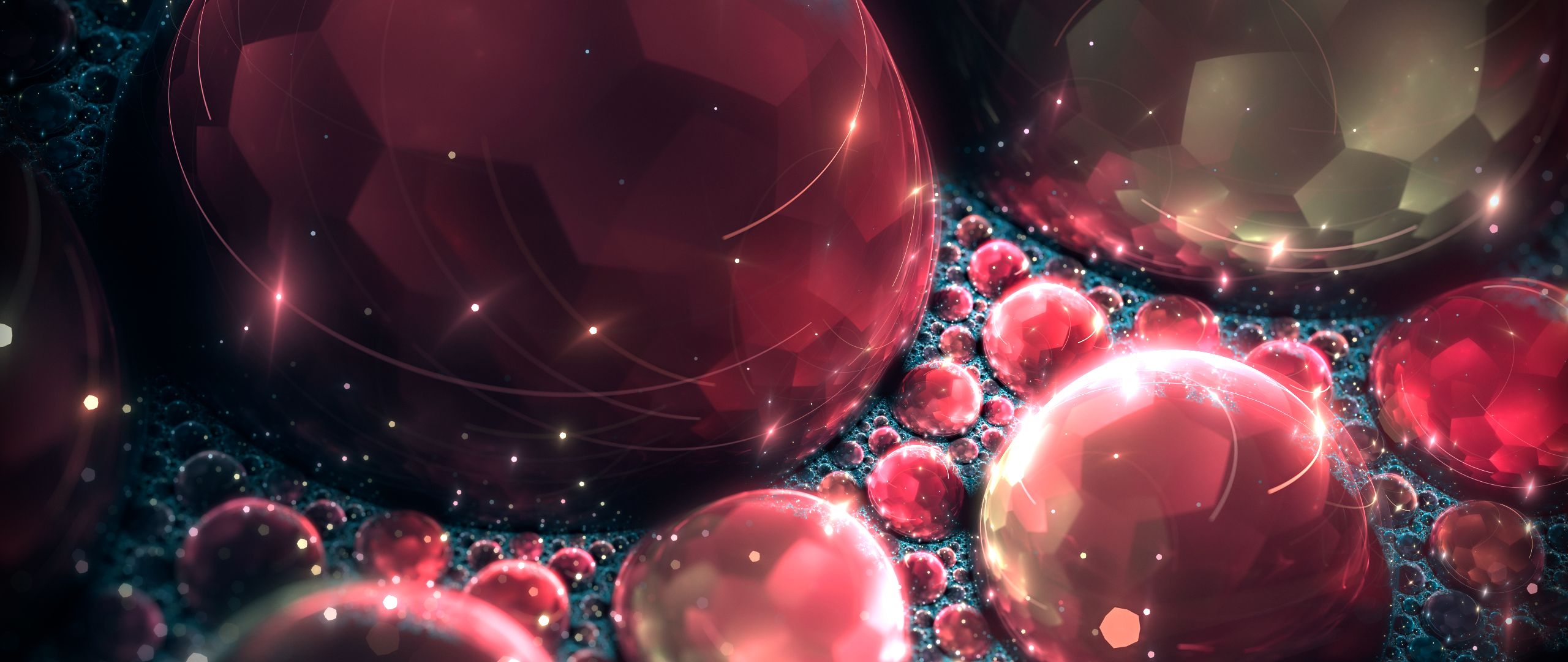 Download mobile wallpaper Abstract, 3D, Fractal, Sphere, Cgi for free.