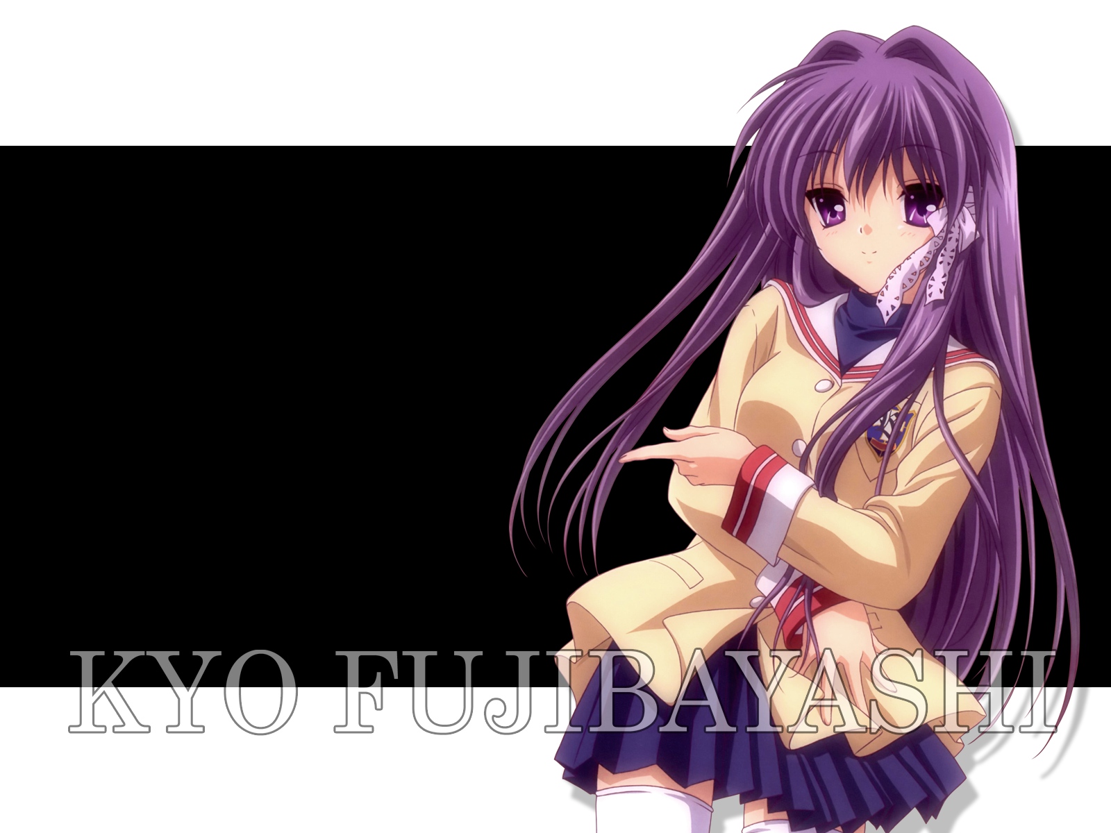 Download mobile wallpaper Anime, Kyou Fujibayashi, Clannad for free.