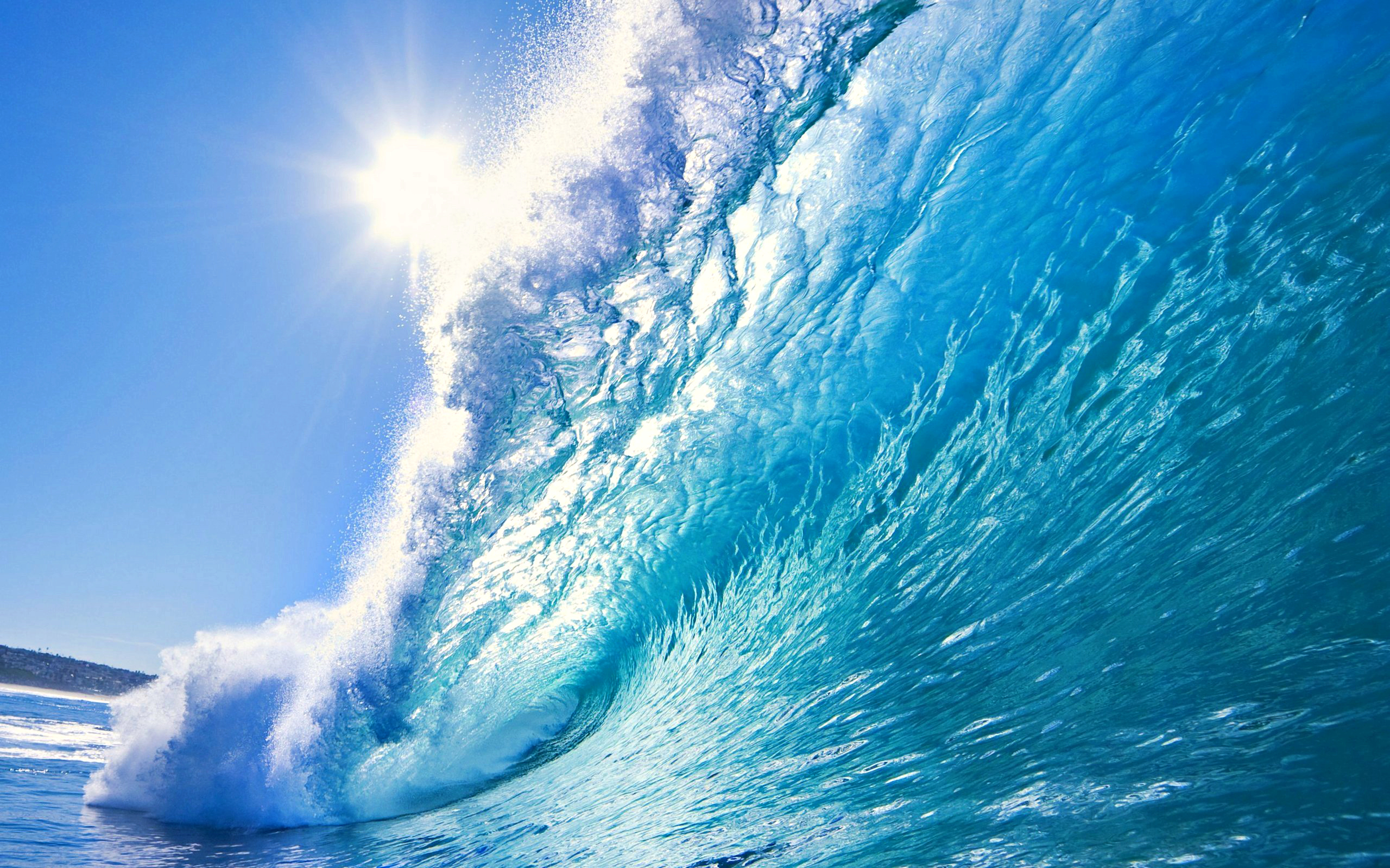 Free download wallpaper Water, Earth, Wave on your PC desktop