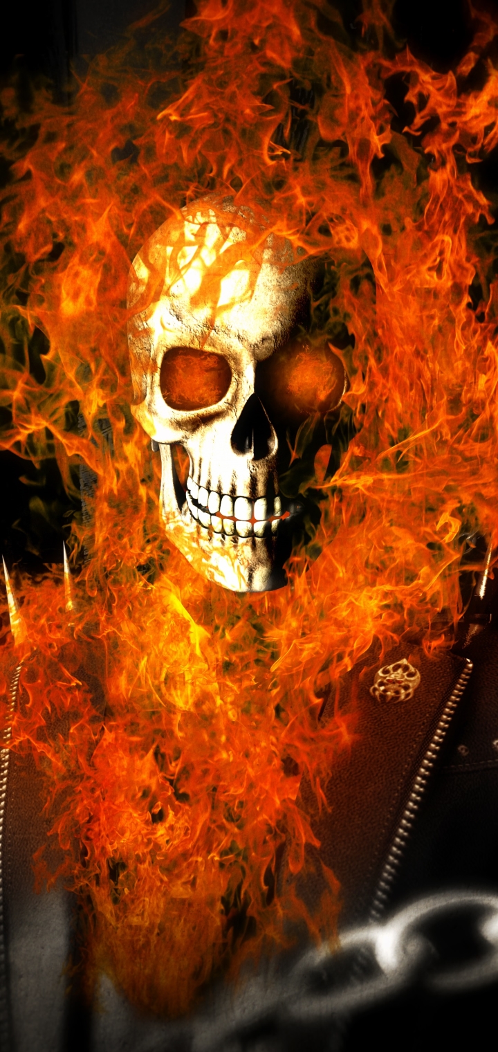 Download mobile wallpaper Ghost Rider, Movie for free.