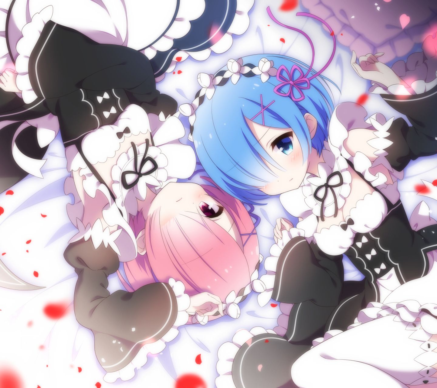 Download mobile wallpaper Anime, Re:zero Starting Life In Another World, Ram (Re:zero), Rem (Re:zero) for free.