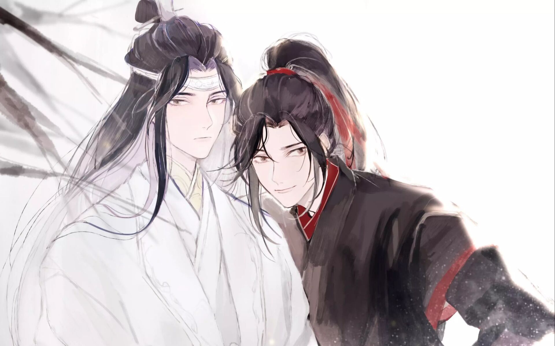 Laden Sie das Animes, Lanzhan, Wei Yin, Lan Wangji, Wei Wuxian, Mo Dao Zu Shi-Bild kostenlos auf Ihren PC-Desktop herunter