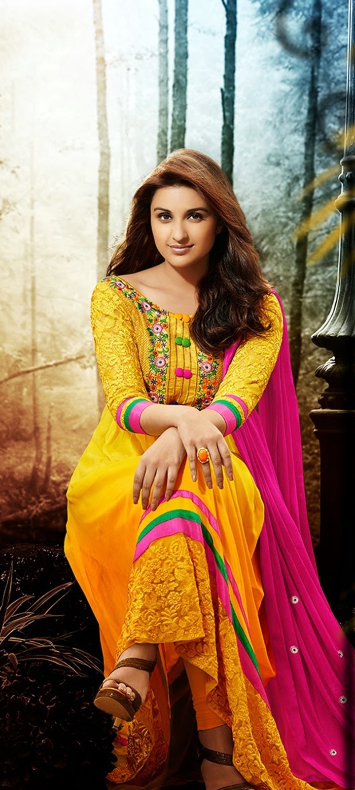 parineeti chopra, celebrity, actress, indian, brunette, bollywood HD wallpaper