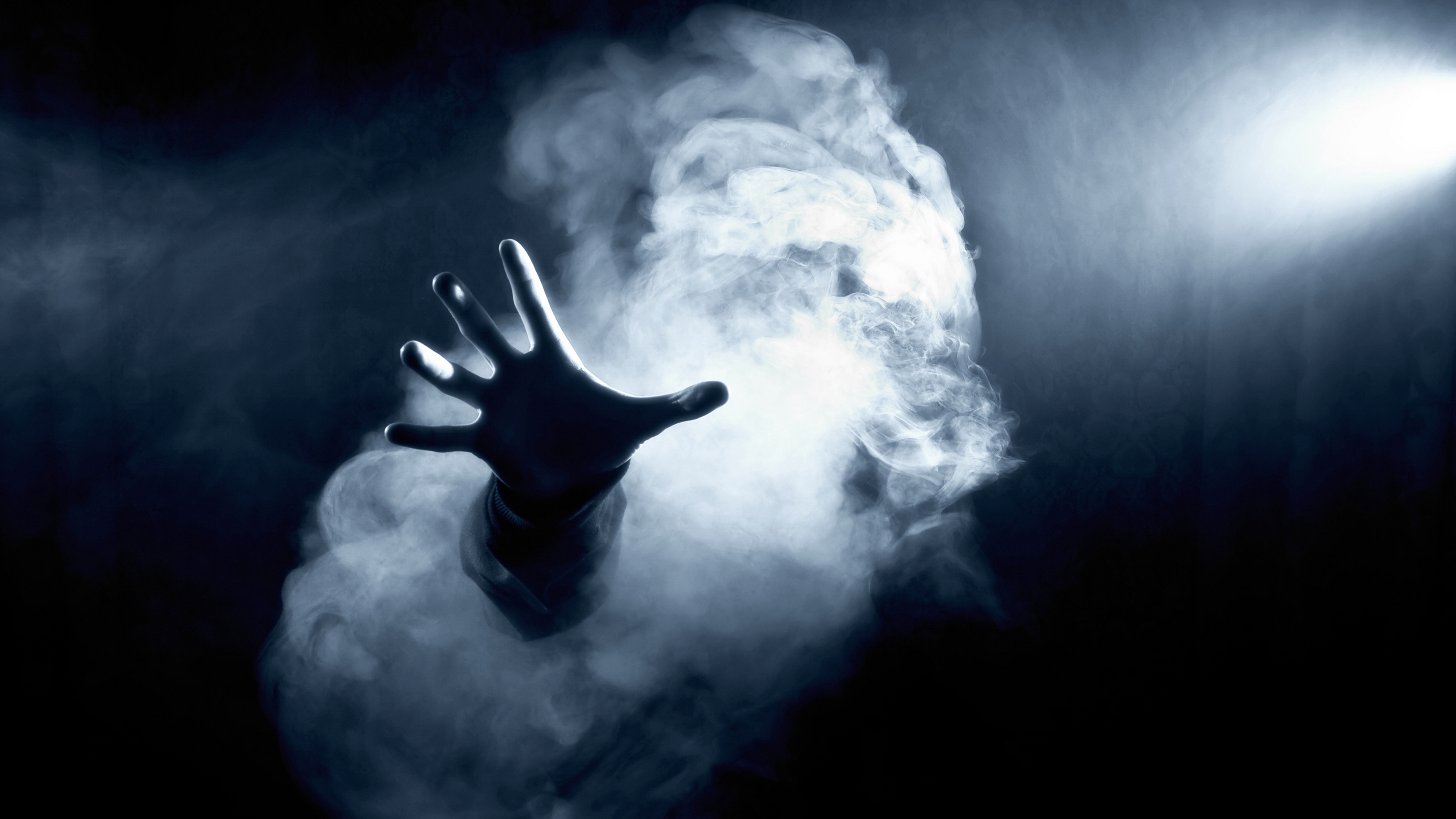 Free download wallpaper Smoke, Dark, Hand, Creepy on your PC desktop