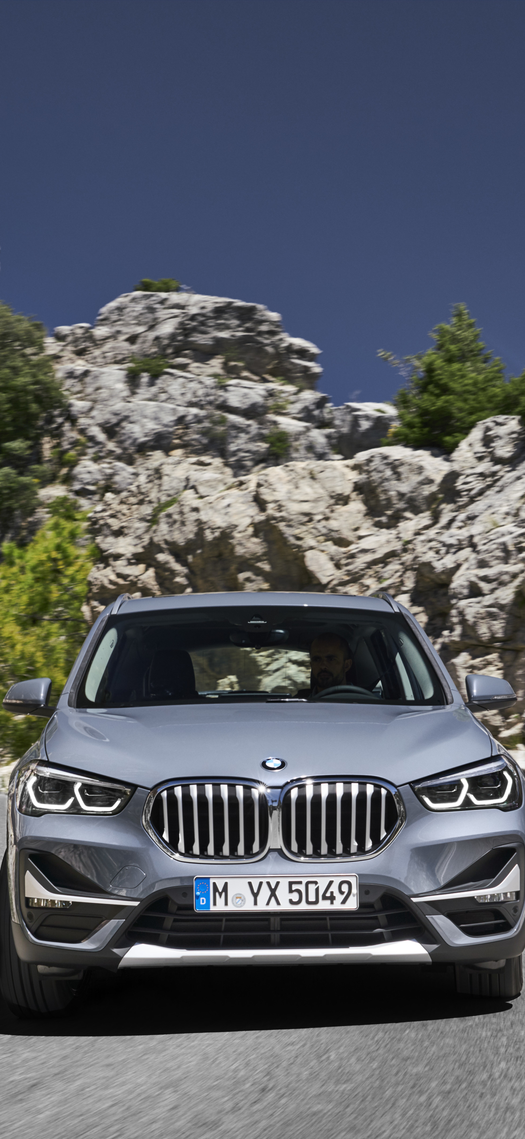 Download mobile wallpaper Bmw, Car, Suv, Vehicle, Vehicles, Silver Car, Bmw X1 for free.