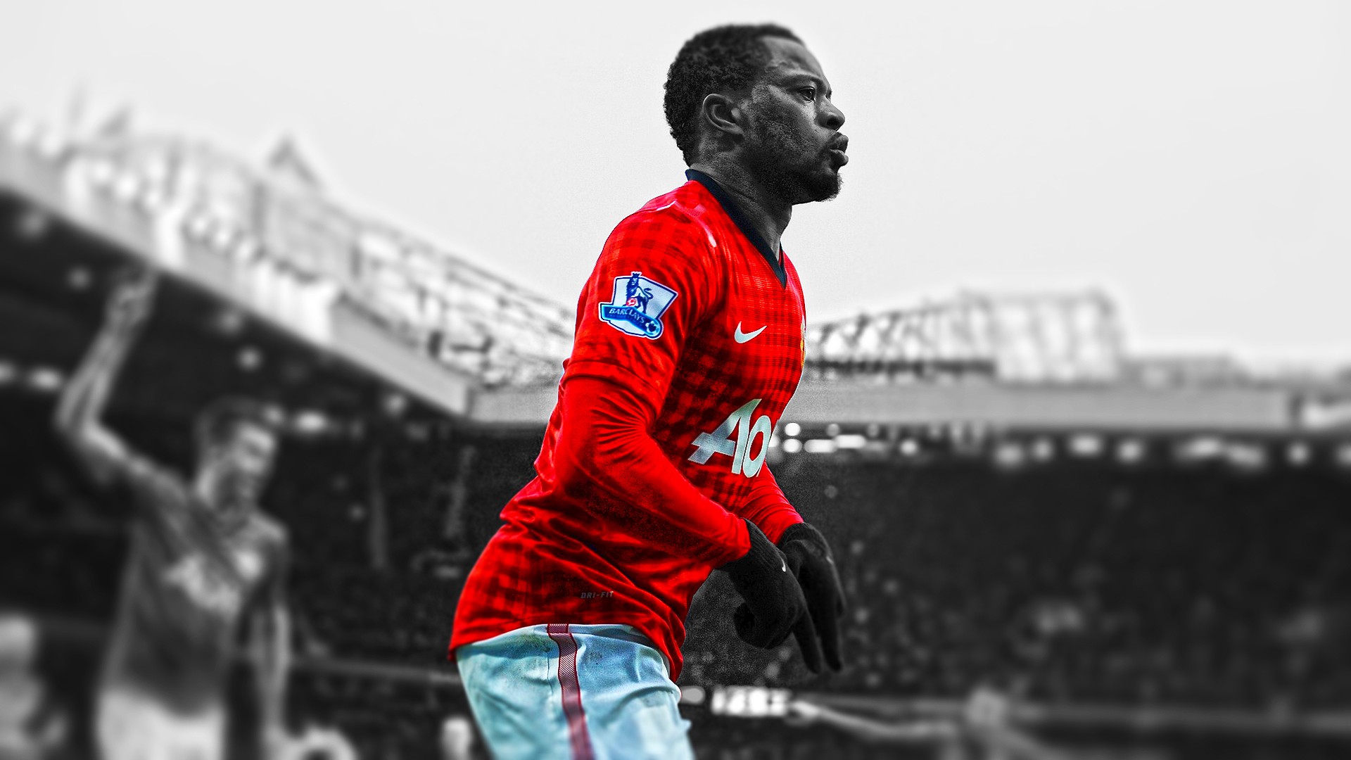 Download mobile wallpaper Sports, Soccer, Manchester United F C, Patrice Evra for free.