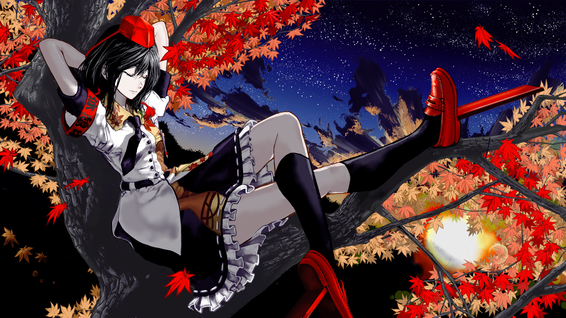 Laden Sie das Animes, Tuhu, Aya Shameimaru-Bild kostenlos auf Ihren PC-Desktop herunter