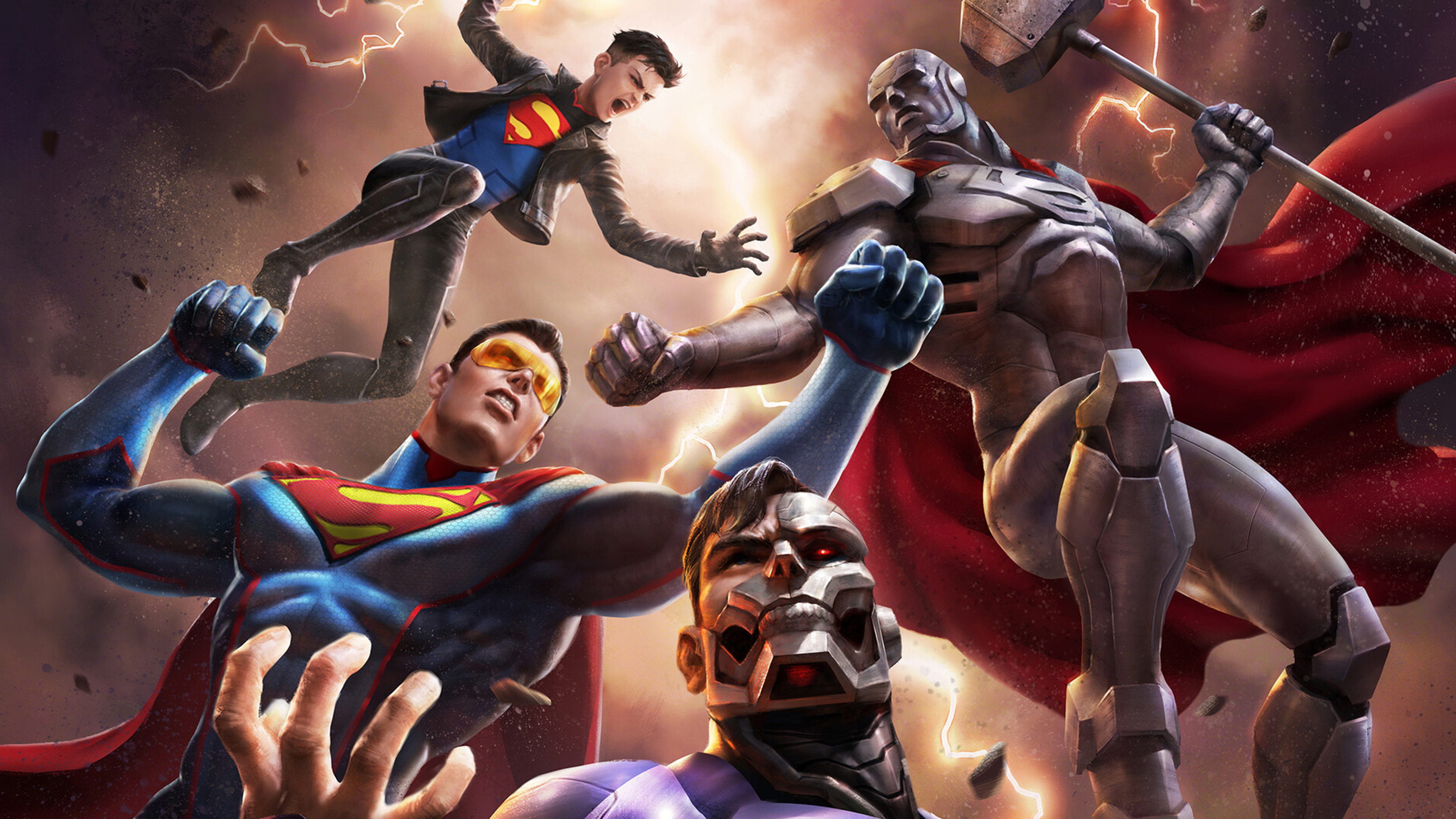 Los mejores fondos de pantalla de La Muerte De Superman Parte 2: El Reinado De Los Superhombres para la pantalla del teléfono